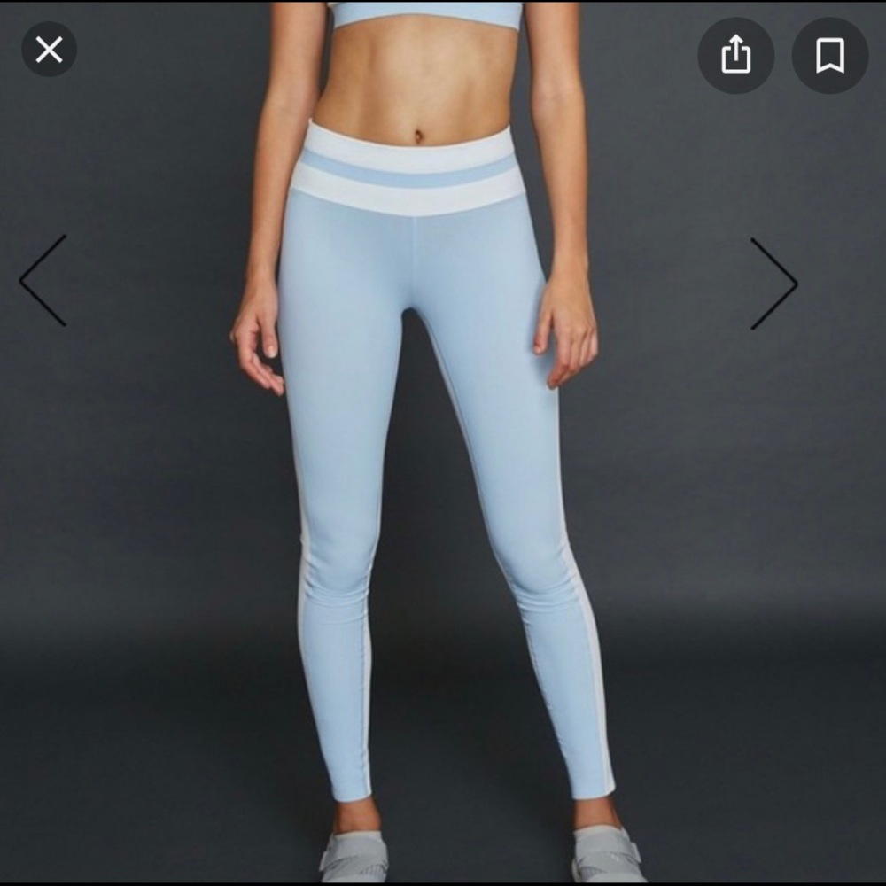 Bandier vaara tuxedo legging XS NWT